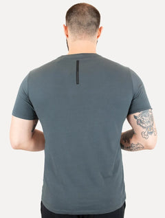 Camiseta Calvin Klein Jeans Masculina Light New Logo Chumbo