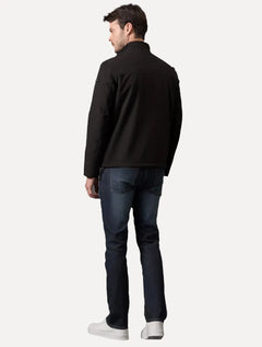 Jaqueta Calvin Klein Masculina Soft Shell Fur Preta