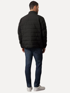 Jaqueta Calvin Klein Masculina Matelassê Full-Zip Preta