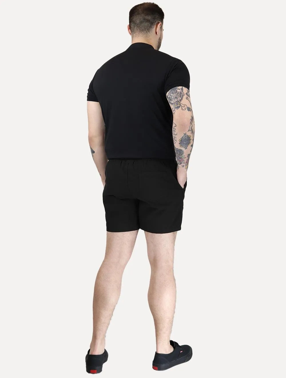 Short Calvin Klein Jeans Sarja Masculino Color Elastic Preto