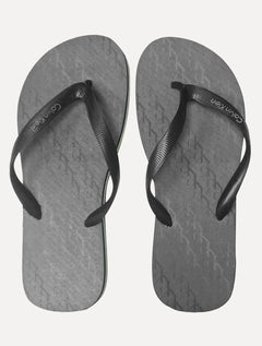Chinelo Calvin Klein Swimwear CK Monogram Preto