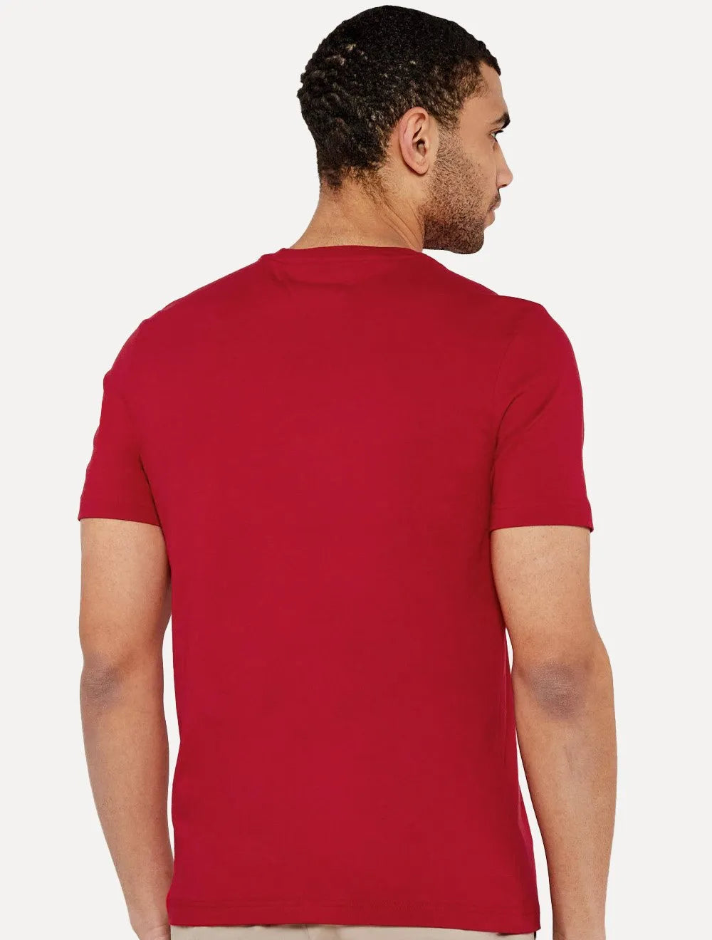 Camiseta Tommy Hilfiger Masculina Chest Insert Logo Vermelha