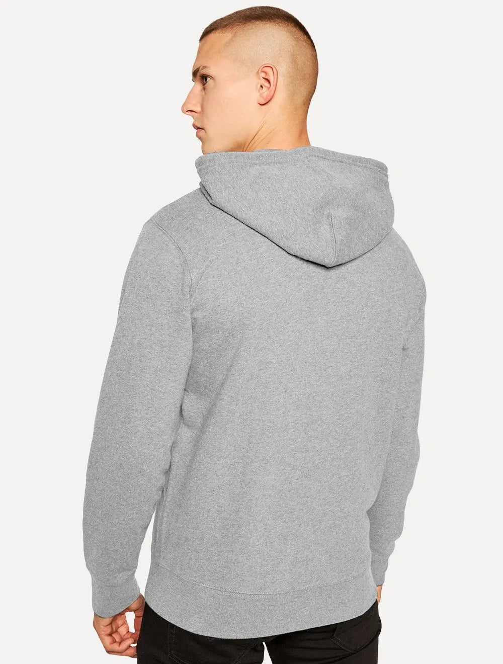Moletom Levis Masculino Full Zip Hoodie Icon Cinza Mescla
