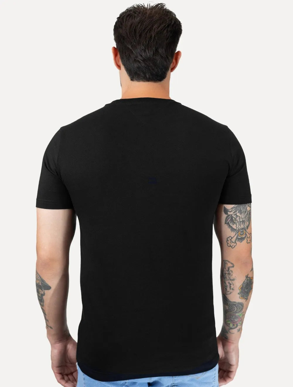 Camiseta Tommy Hilfiger Masculina Core Logo Tee Preta