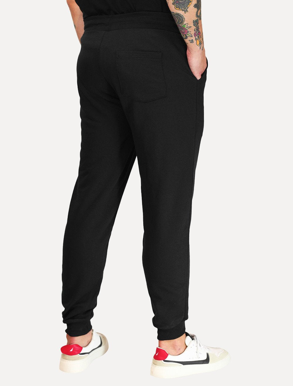 Calça John John Moletom Masculina New Basic Black Preta