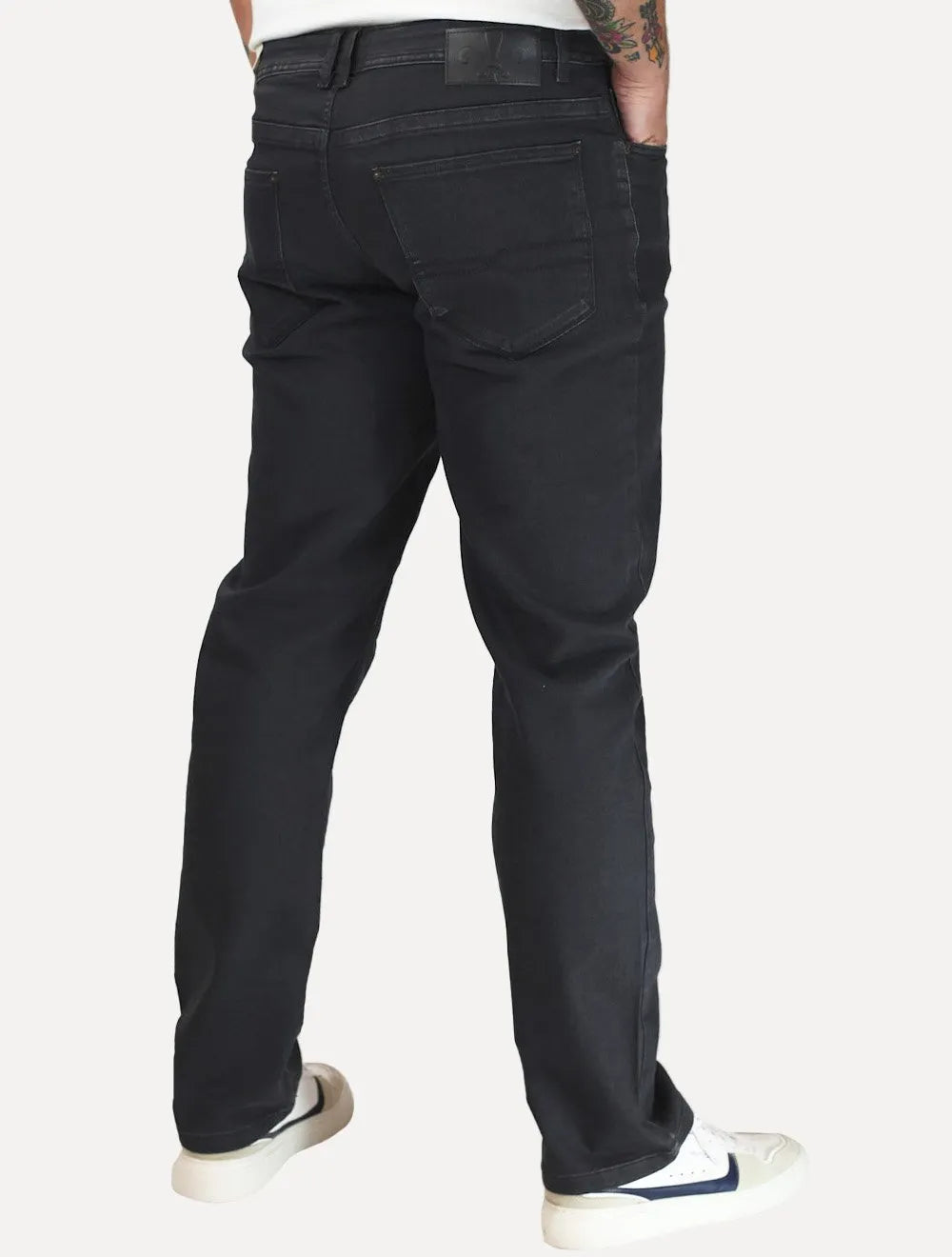 Calça Dudalina Jeans Masculina Concept Five Pockets Preta