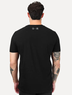 Camiseta King & Joe Masculina Collab Braba Barba Preta
