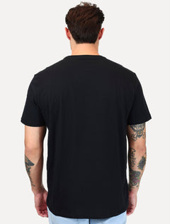 Camiseta Ellus Masculina Cotton Fine Deluxe Gothic Classic Preta