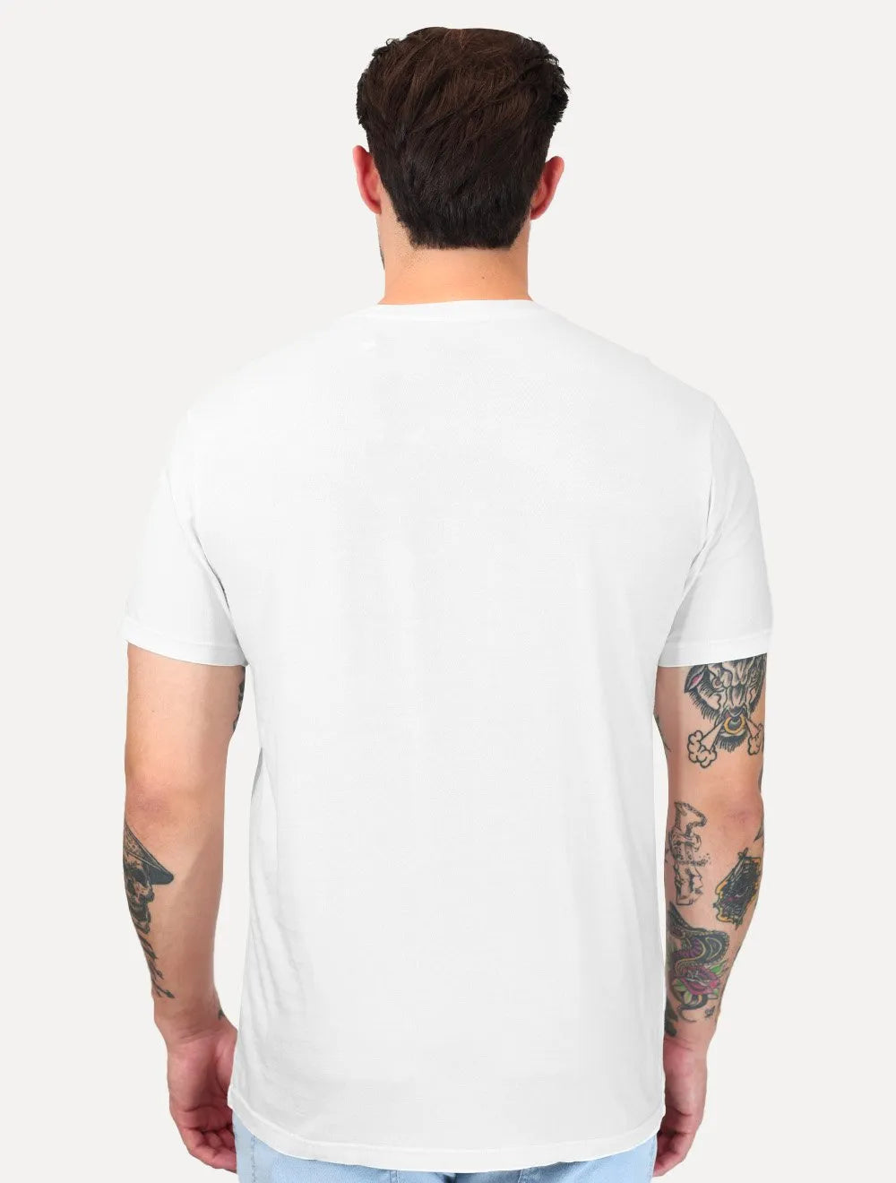 Camiseta Original Penguin Masculina Logo Listras Branca