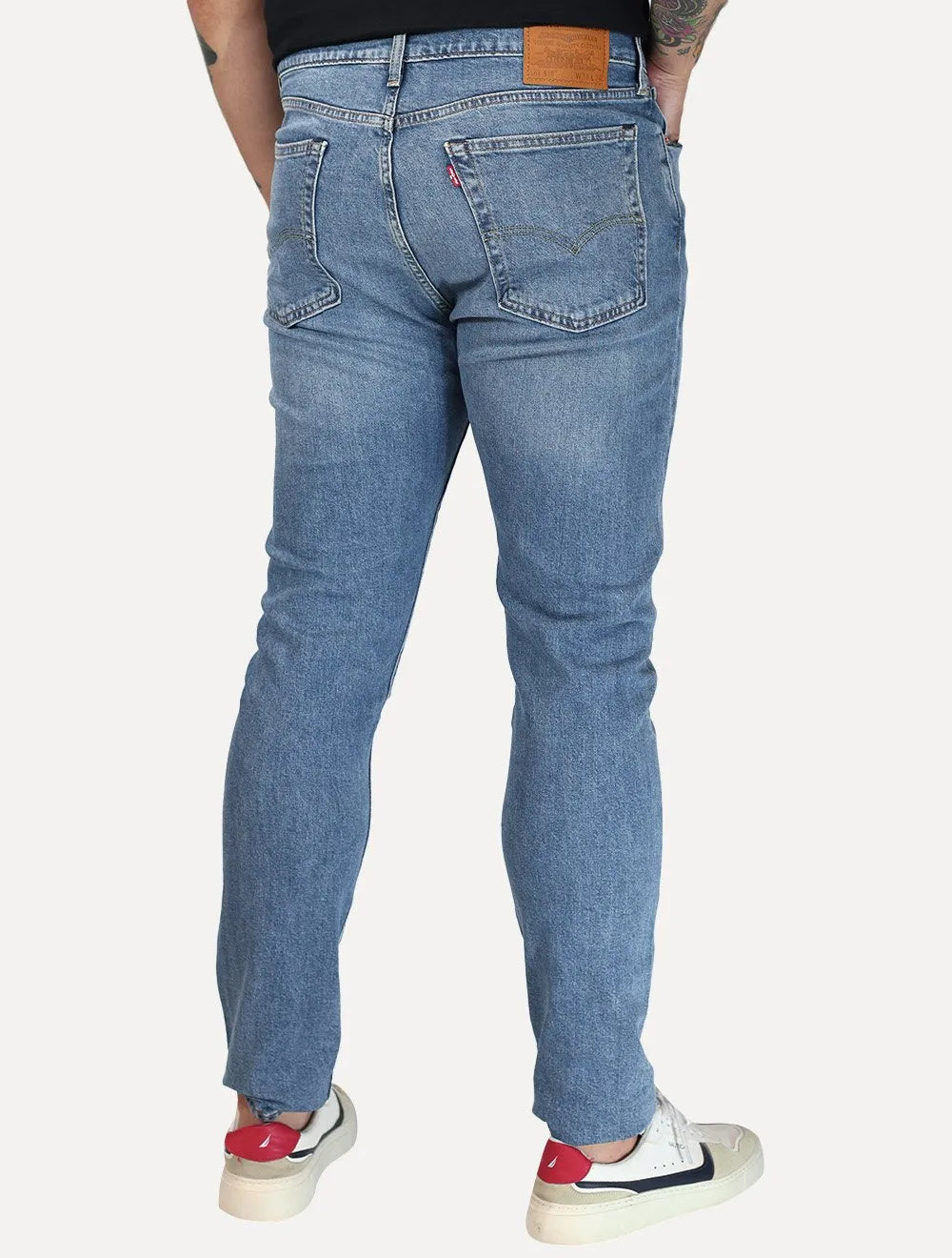 Calça Levis Jeans Masculina 510 Skinny Stretch Washed Média