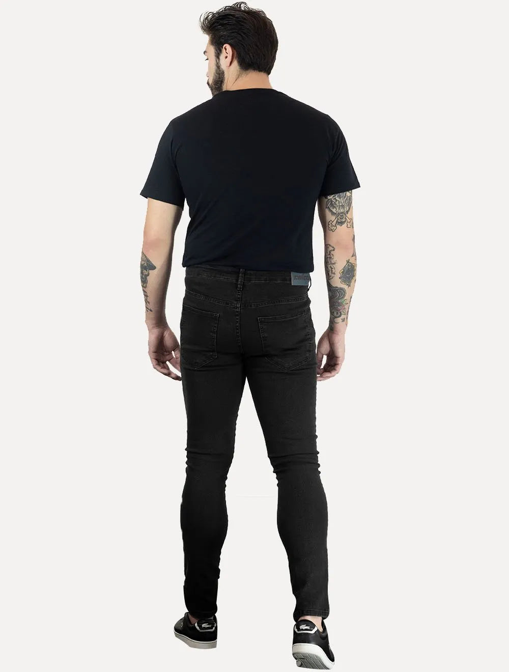 Calça Aramis Jeans Masculina Slim Black Kombat Preta