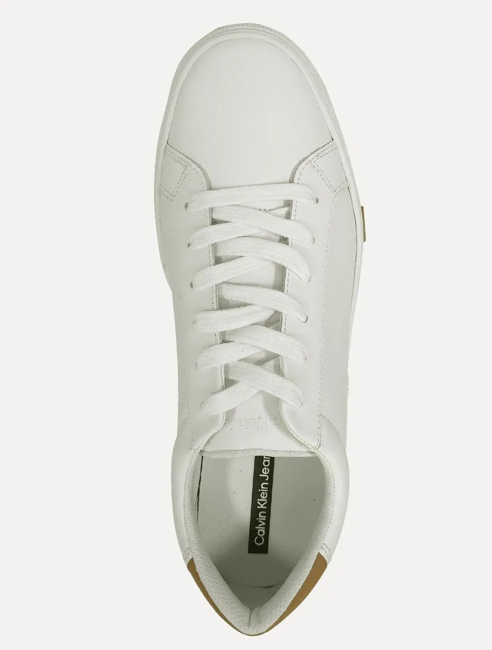 Tênis Calvin Klein Jeans Masculino Couro Project Queima Branco