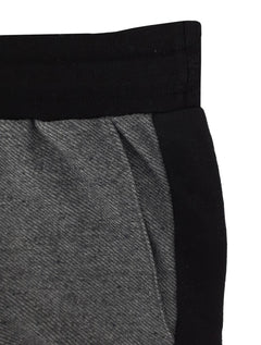Bermuda John John Masculina Moletom Stripe Cinza Mescla