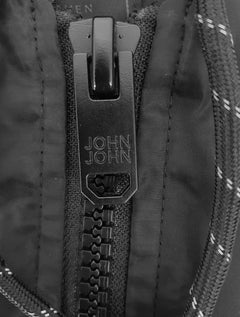 Jaqueta John John Masculina Hoodie Nylon Logo Preta