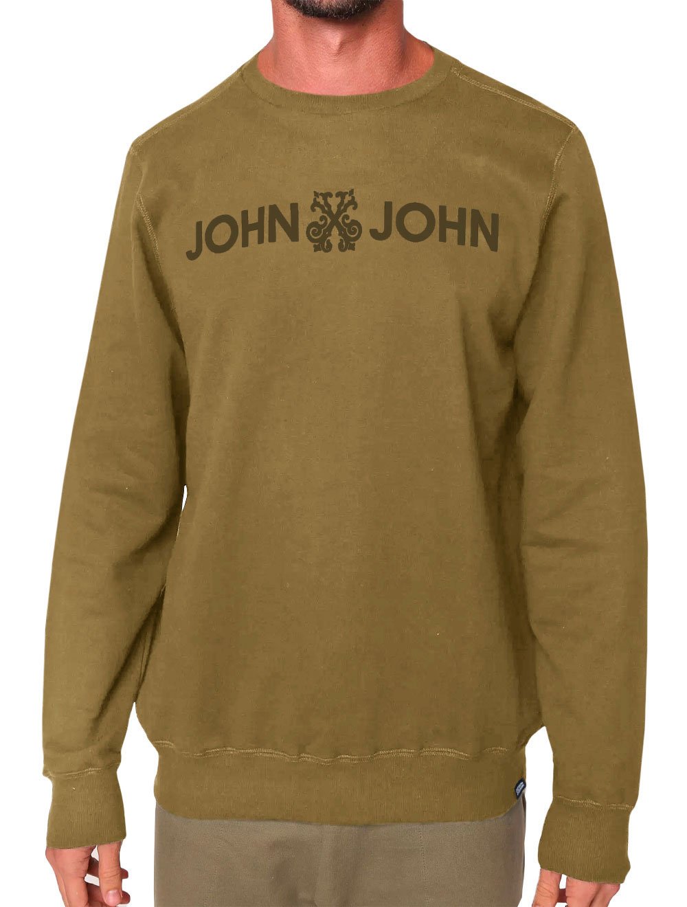 Moletom John John Masculino New Basic Verde Oliva