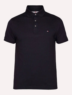 Polo Tommy Hilfiger Masculina Slim 1985 Azul Marinho