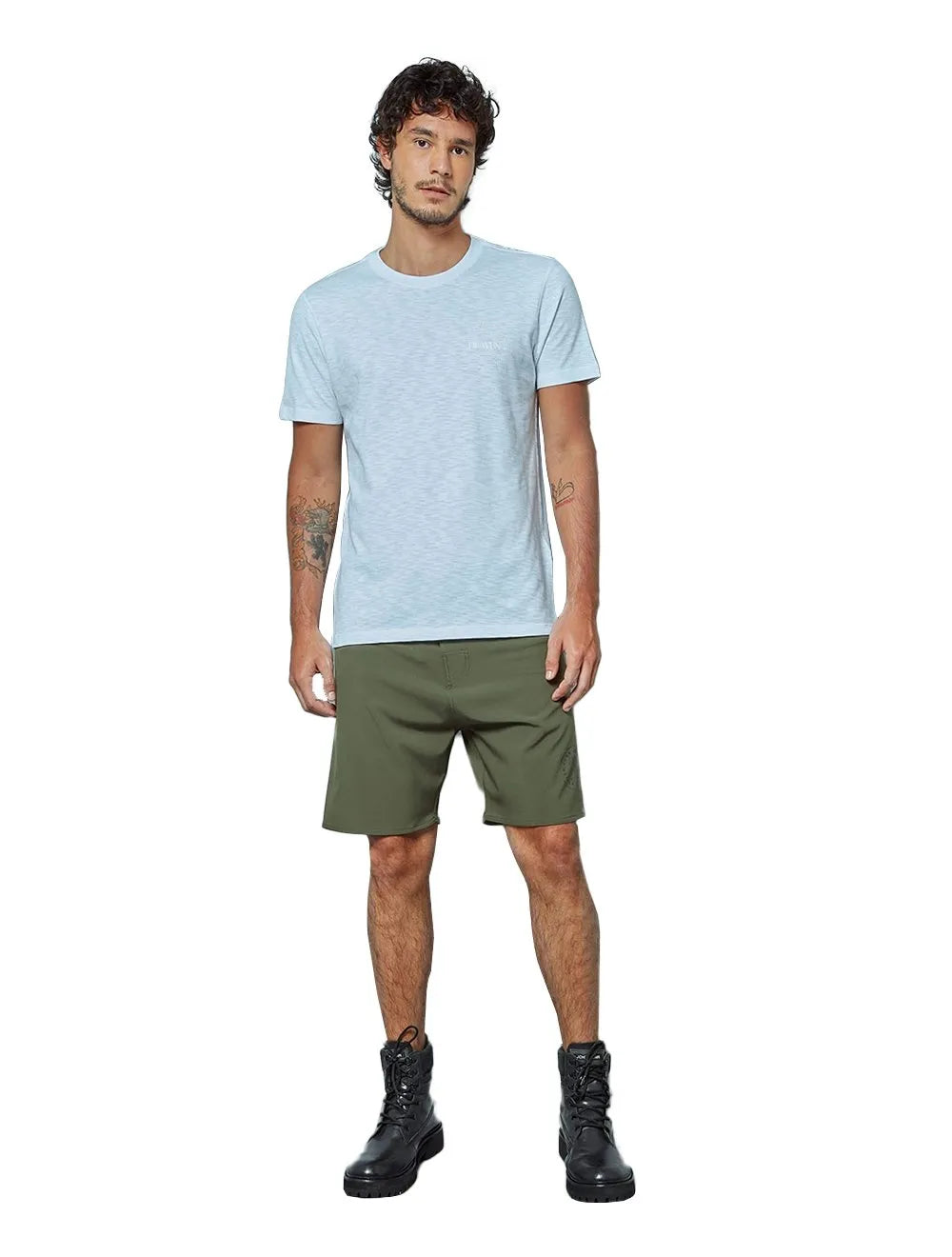 Bermuda John John Masculina D'Agua Outdoor Verde Médio