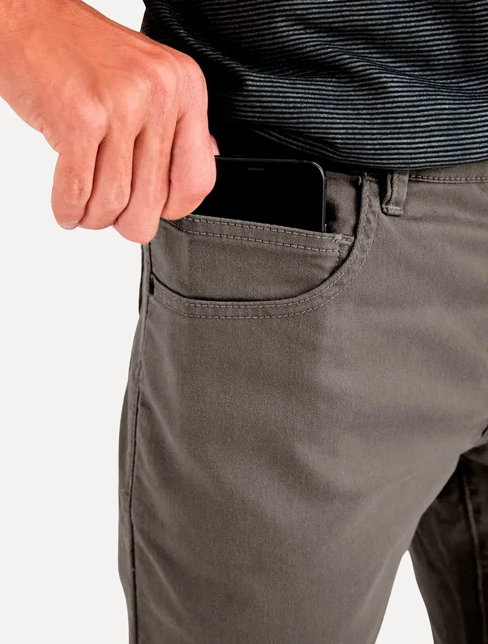Calça Reserva Jeans Masculina Skinny Color Five Pockets Fuligem Cinza Escuro