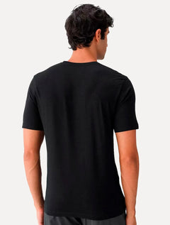 Camiseta Aleatory Masculina Grey Icon Preta