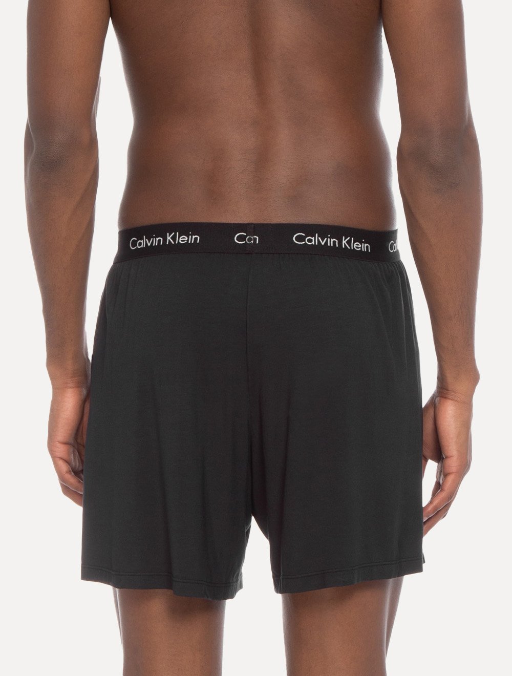 Cueca Calvin Klein Samba Canção Modal Logo Classic Preta 1UN
