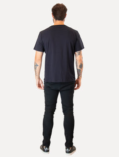 Camiseta Ellus Masculina Cotton Fine Timeless Classic Azul Petróleo