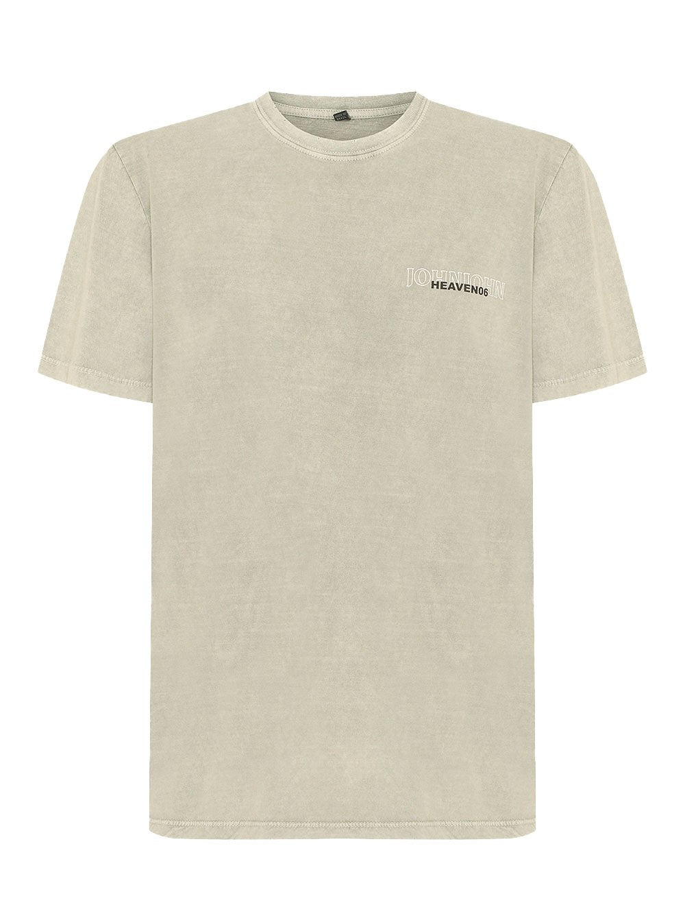 Camiseta John John Masculina Relaxed Chains Stoned Cinza Claro