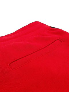 Bermuda Nautica Masculina Moletom Side Sash Logo Vermelha