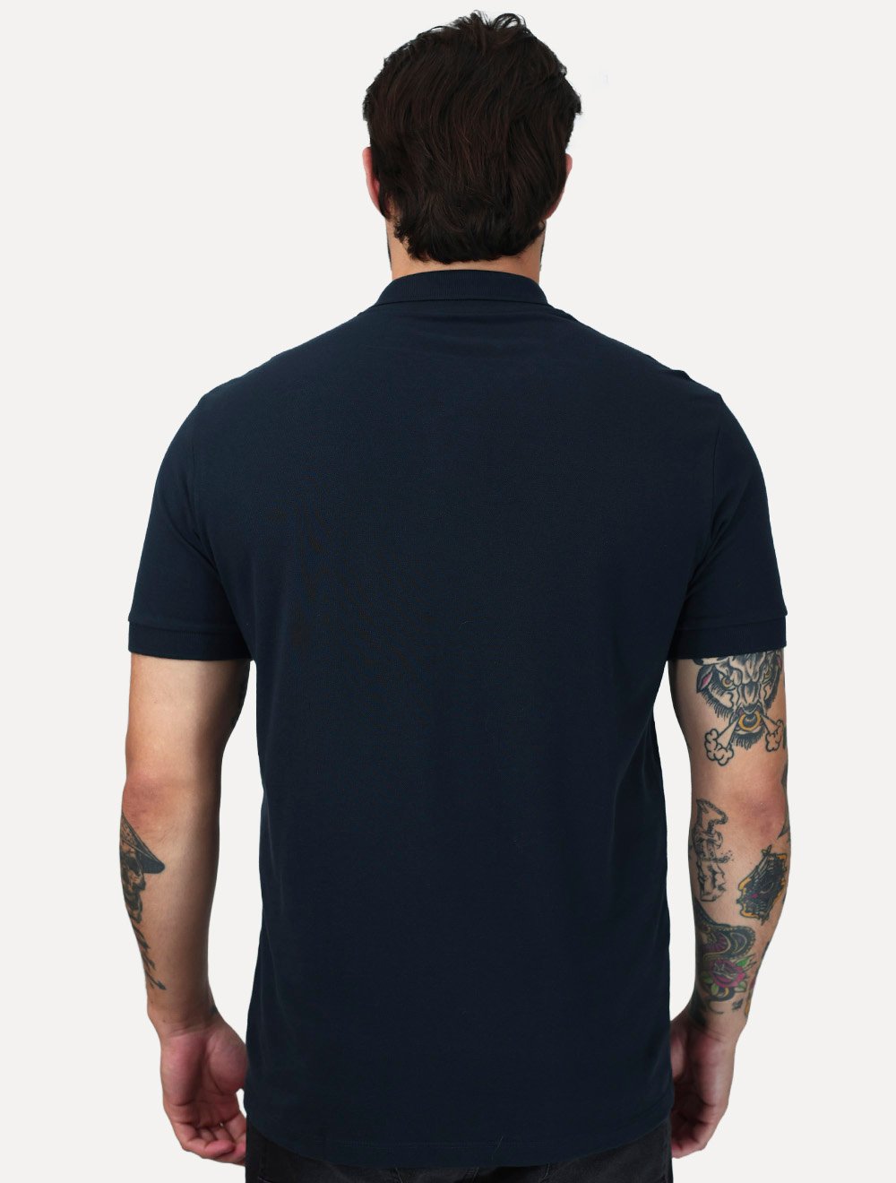 Polo Aramis Masculina Piquet Basic Mono Azul Petróleo