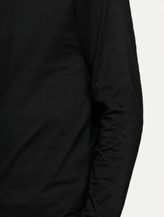 Camiseta Tommy Hilfiger Manga Longa Essential Tee Preta