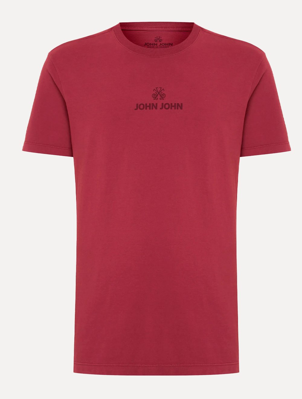 Camiseta John John Masculina Regular Fit Loft Vinho