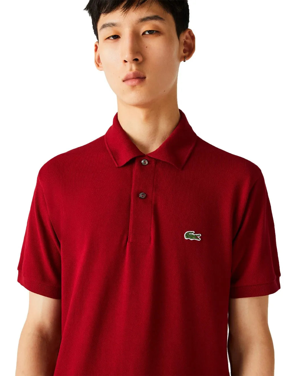 Polo Lacoste Masculina L.12.12 Marsala
