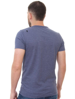 Camiseta Sergio K Masculina Back To Basics Pocket Azul Mescla