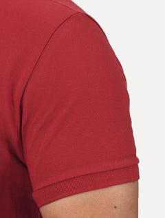 Polo Aramis Masculina Piquet Inner Detail Light Logo Vermelho