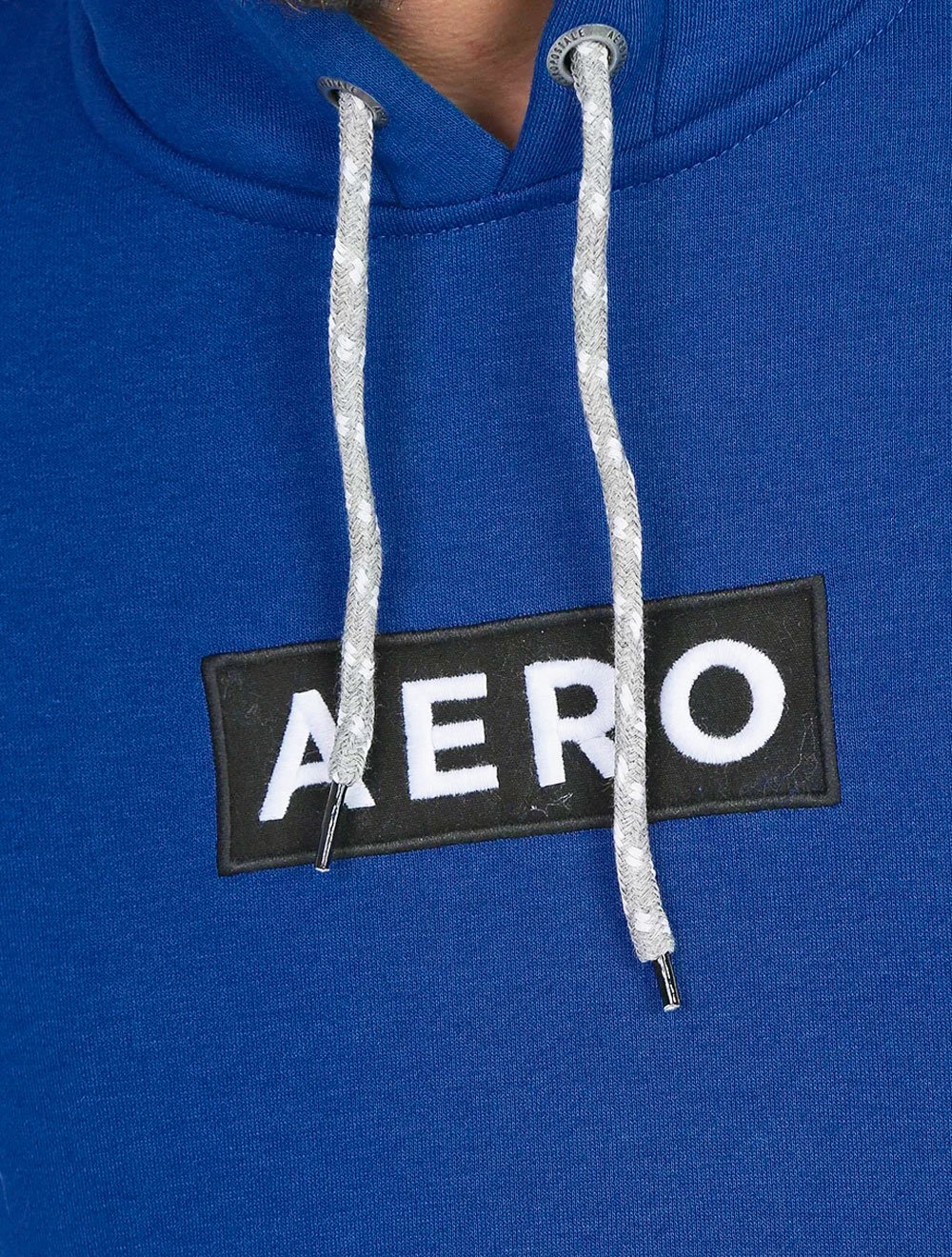 Moletom Aeropostale Masculino Hoodie Aero Block Azul Escuro