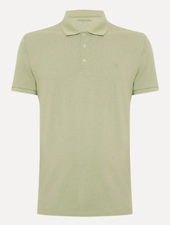 Polo Dudalina Masculina Piquet Essential Color Verde Claro