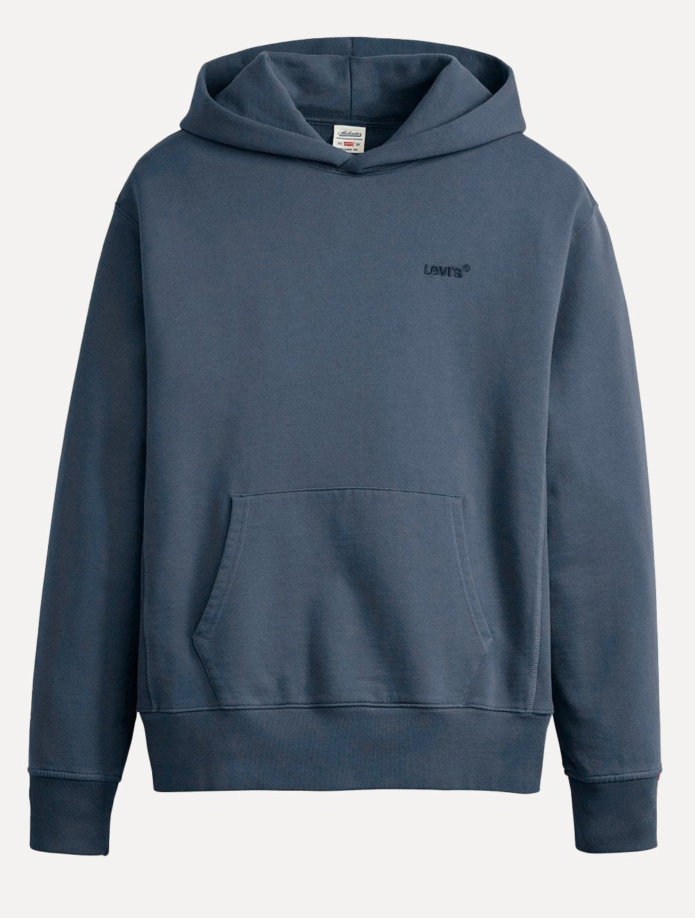 Moletom Levis Masculino Hoodie Fleece Embroidered Azul Marinho