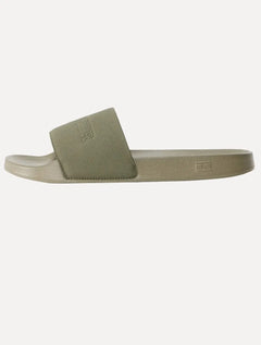 Chinelo Tommy Hilfiger Print Tumble Pool Slide Verde Militar
