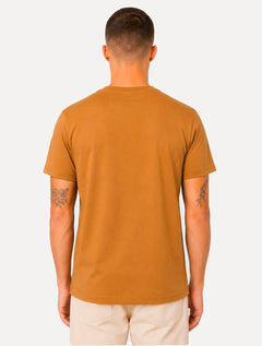 Camiseta Individual Masculina Slim Pima Soft Touch Logo Amarelo Médio