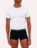 Cuecas Calvin Klein Underwear Plus Trunk Stretch  All Black Pack 3UN