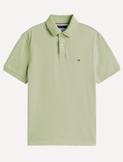 Polo Tommy Hilfiger Masculina Regular Piquet 1985 Verde Médio