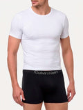 Cuecas Calvin Klein Underwear Trunk Seamless Outline Grey Logo Preta/ Branca e Azul Claro