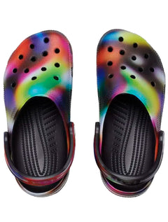Sandália Crocs Masculina Classic Solarized Clog Preta/Multicolor