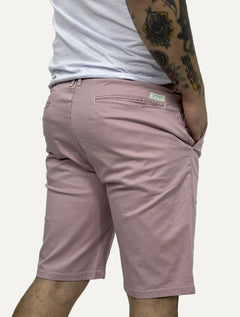 Bermuda King & Joe Sarja Masculina Slim Plaid Rosa