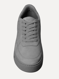 Tênis Calvin Klein Jeans Masculino Palito Side Nobuck Cinza