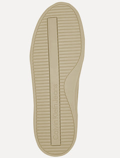 Tênis Calvin Klein Masculino Couro Chunky Unicolor Cáqui Claro