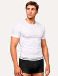 Cueca Calvin Klein Low Rise Trunk Modern Full Logo CK Preta