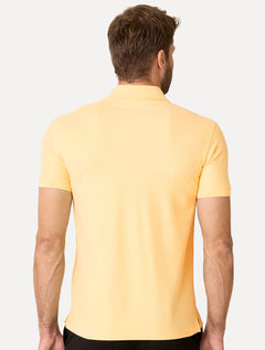 Polo Dudalina Masculina Piquet Essential Color Amarelo Claro
