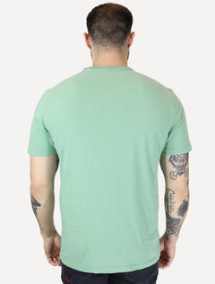Camiseta Von der Volke Masculina Origineel Lettering Verde Claro