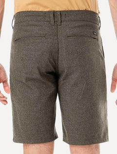 Bermuda King & Joe Sarja Masculina Slim Faca Verde Militar Mescla