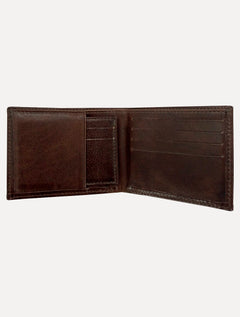 Carteira Dudalina Masculina Couro New Logo Marrom